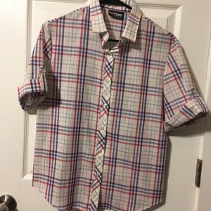 Russ 1980s vintage plaid shirt *like new*